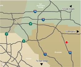 Nandina Freeway map